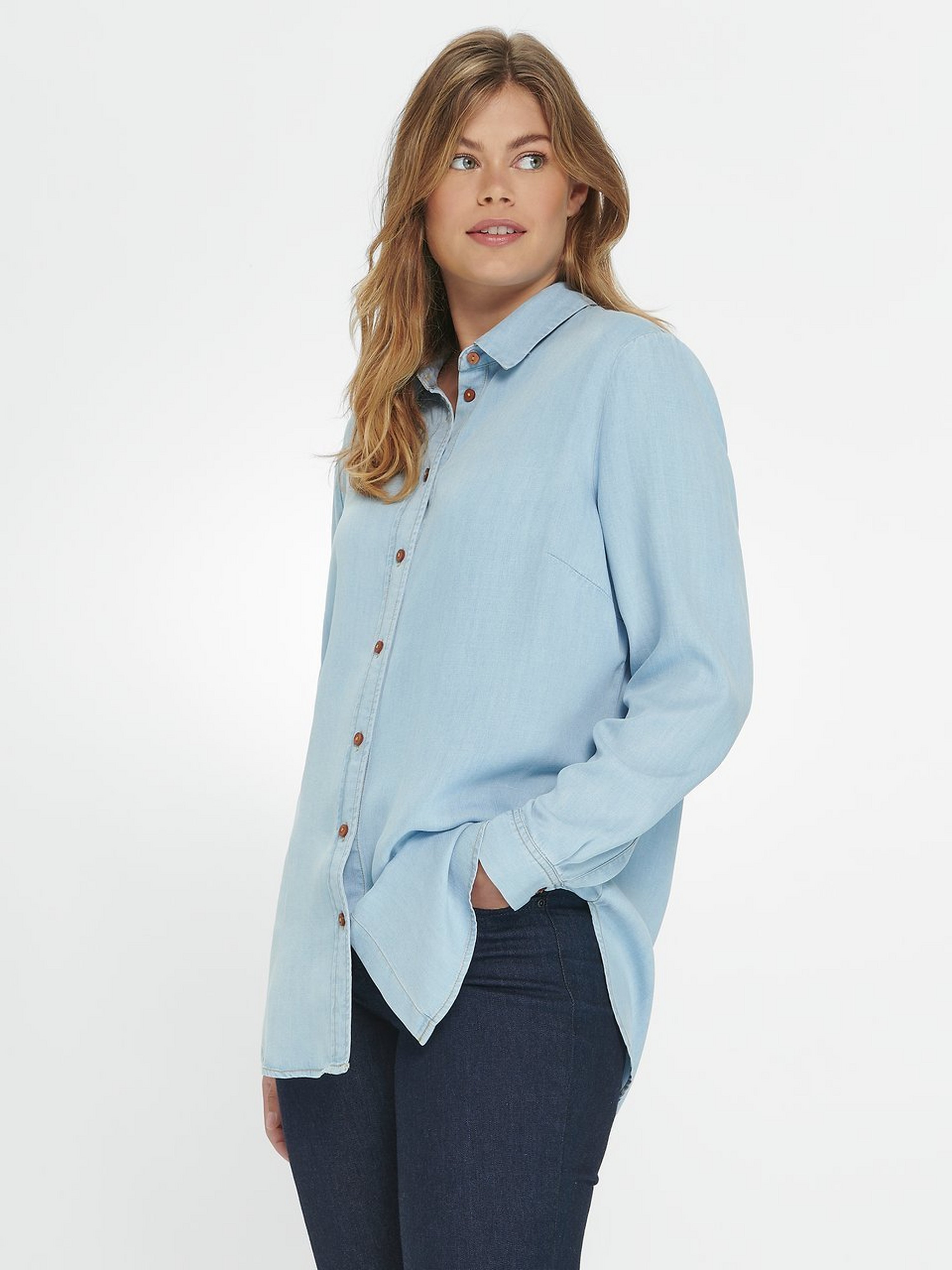 Jeans-Bluse