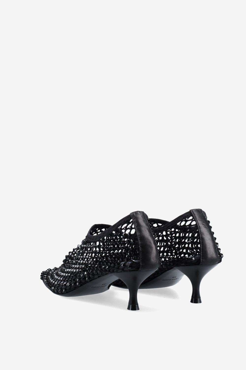 Embellished heeled pumps