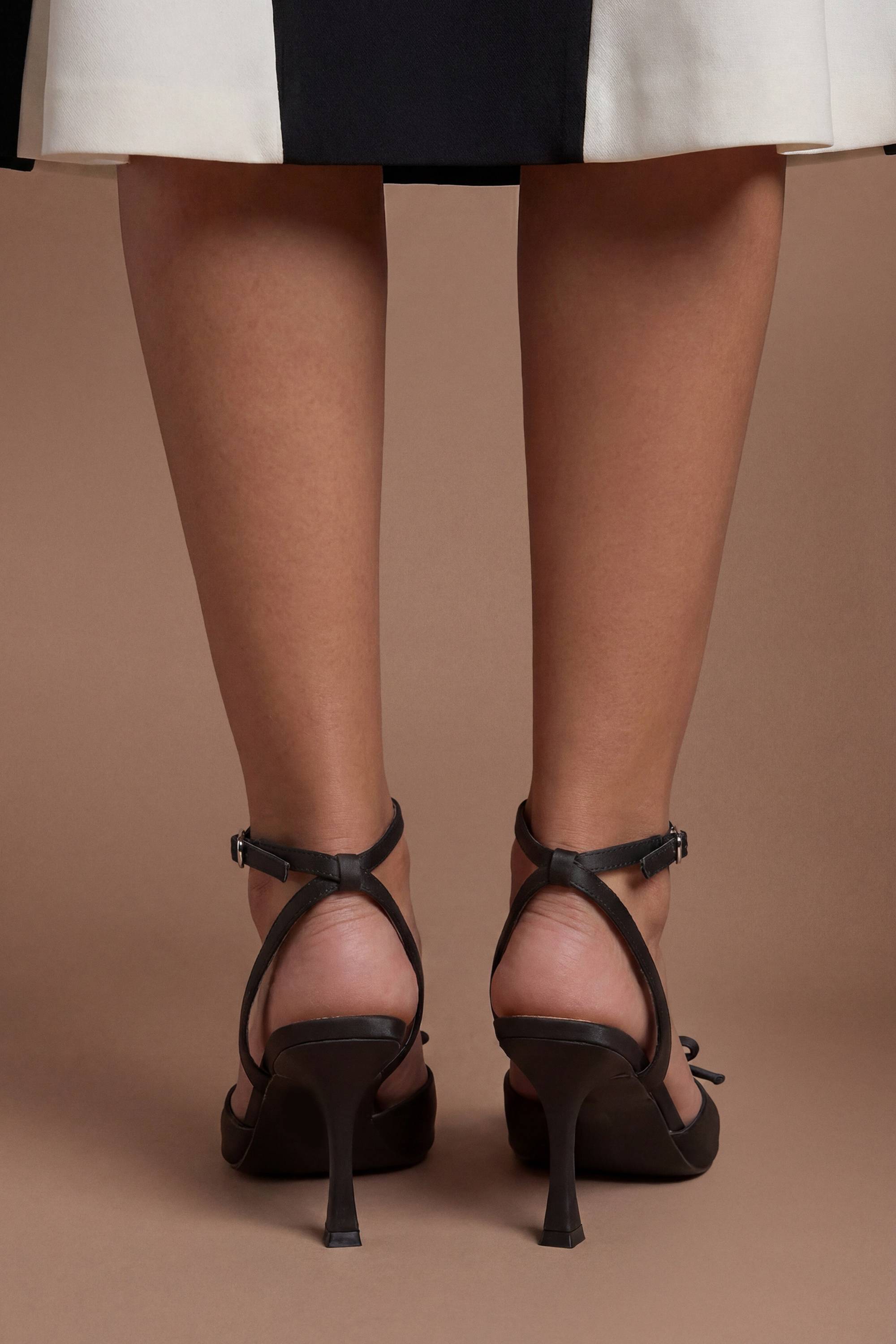 Coast Sandales À Talons Hauts Emma Avec Nœud En Satin