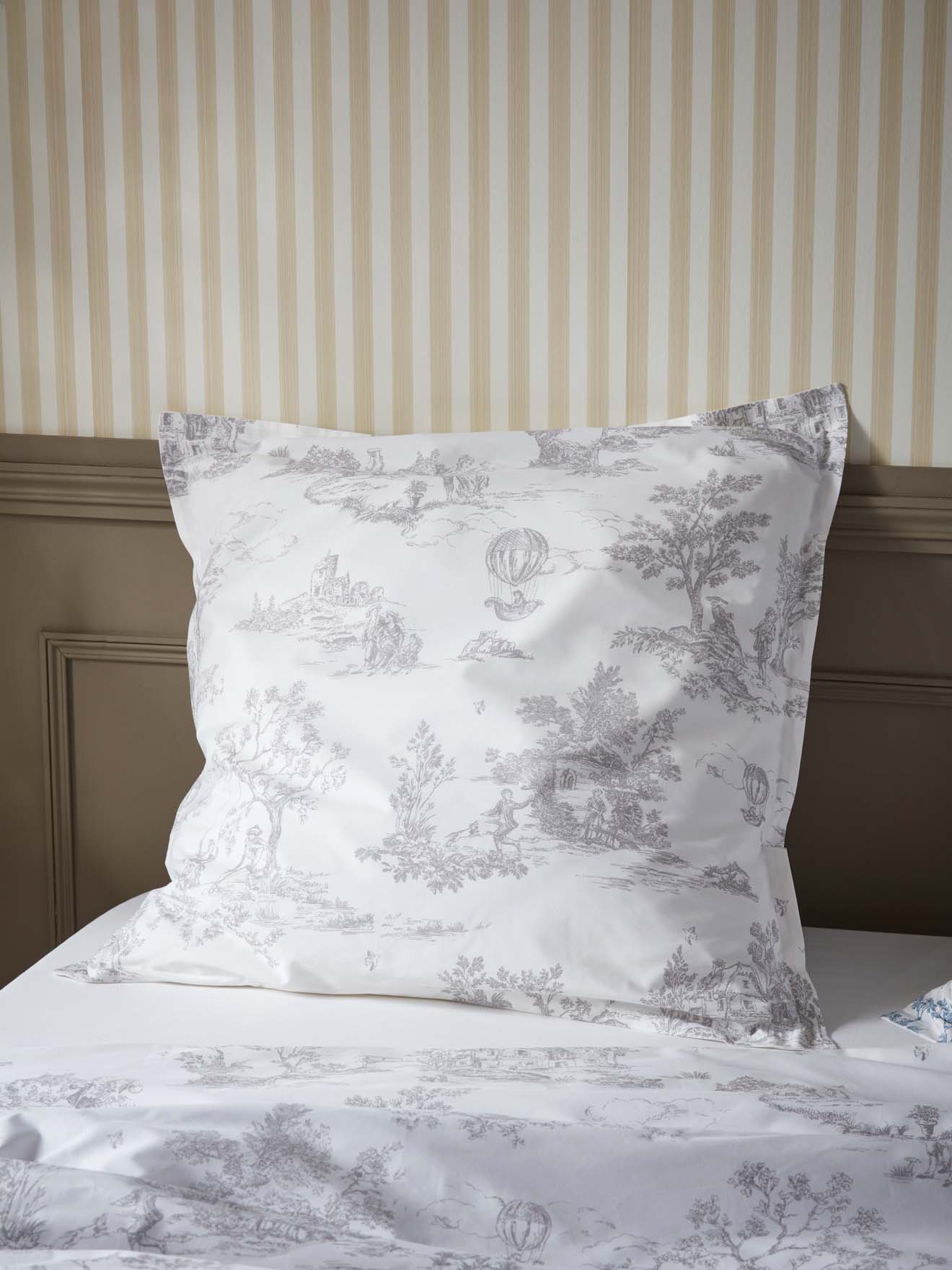 Taie d'oreiller percale de coton 