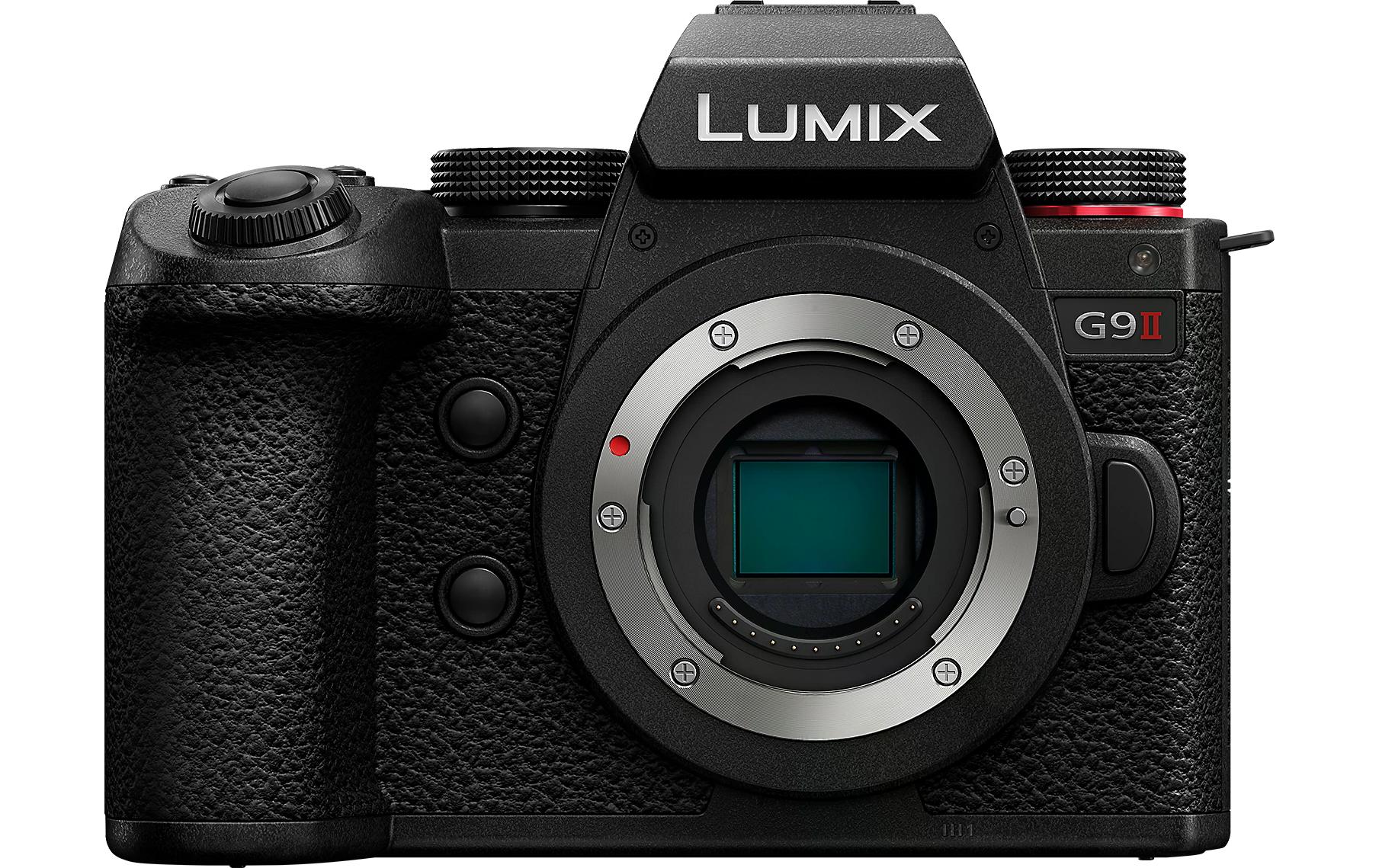 Fotokamera Lumix G9II<br>Spiegellose Kamera mit neuem 25.2-MP-MOS-Sensor, Phasen-Hybrid-Autofokus, Serienaufnahmen mit 60 B/s , BIS mit 8.0 Blendenstufen und vielem mehr