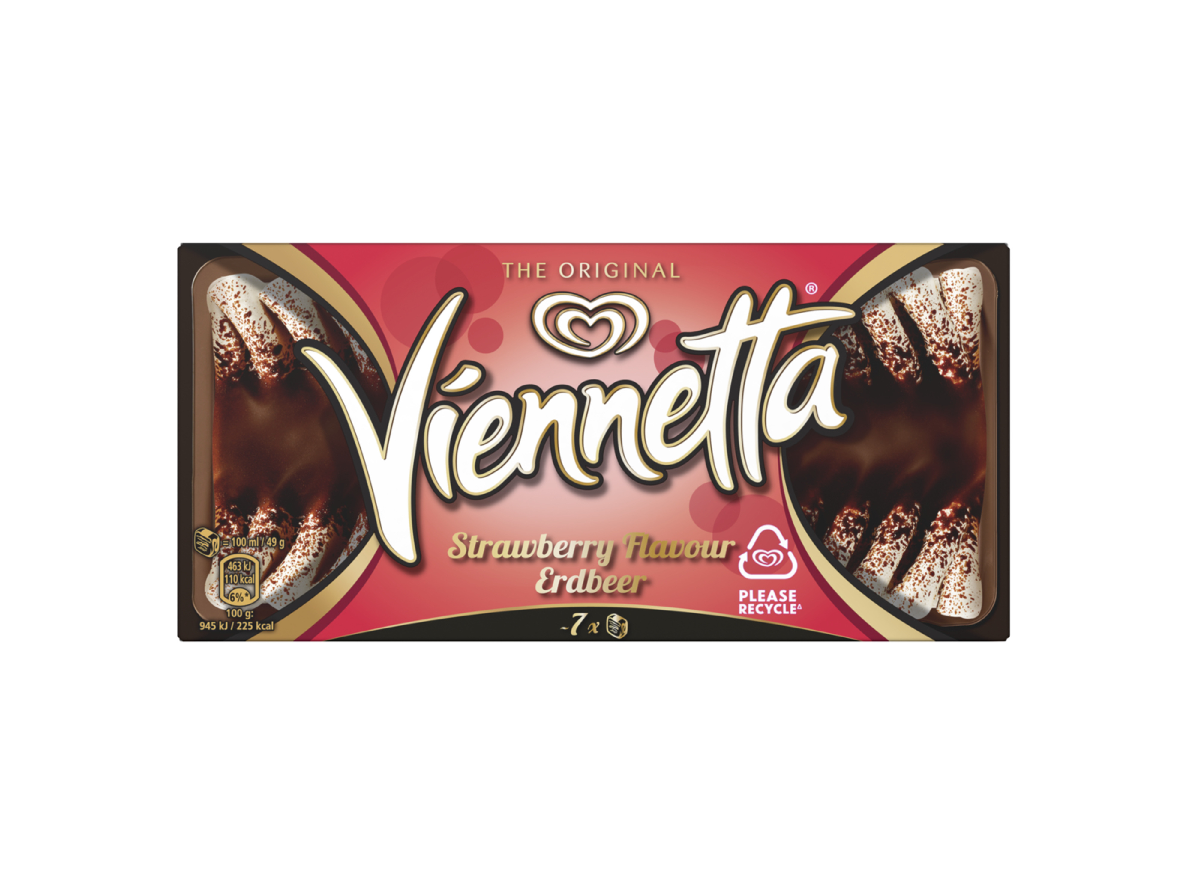 GELADO VIENNETTA MORANGO 650ML