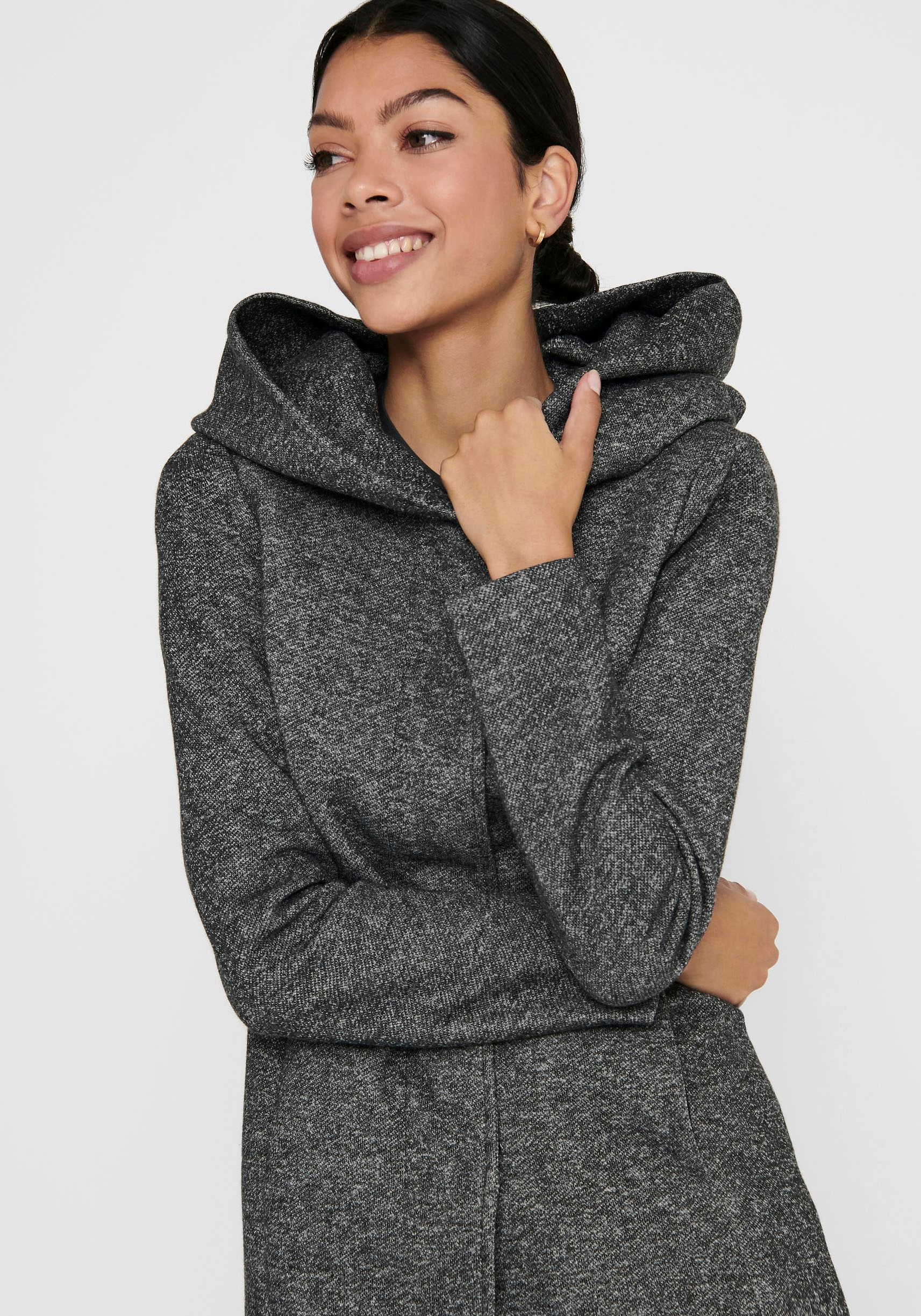 ONLY Kurzmantel »ONLSEDONA LIGHT COAT OTW NOOS«, verdeckte Knopfleiste