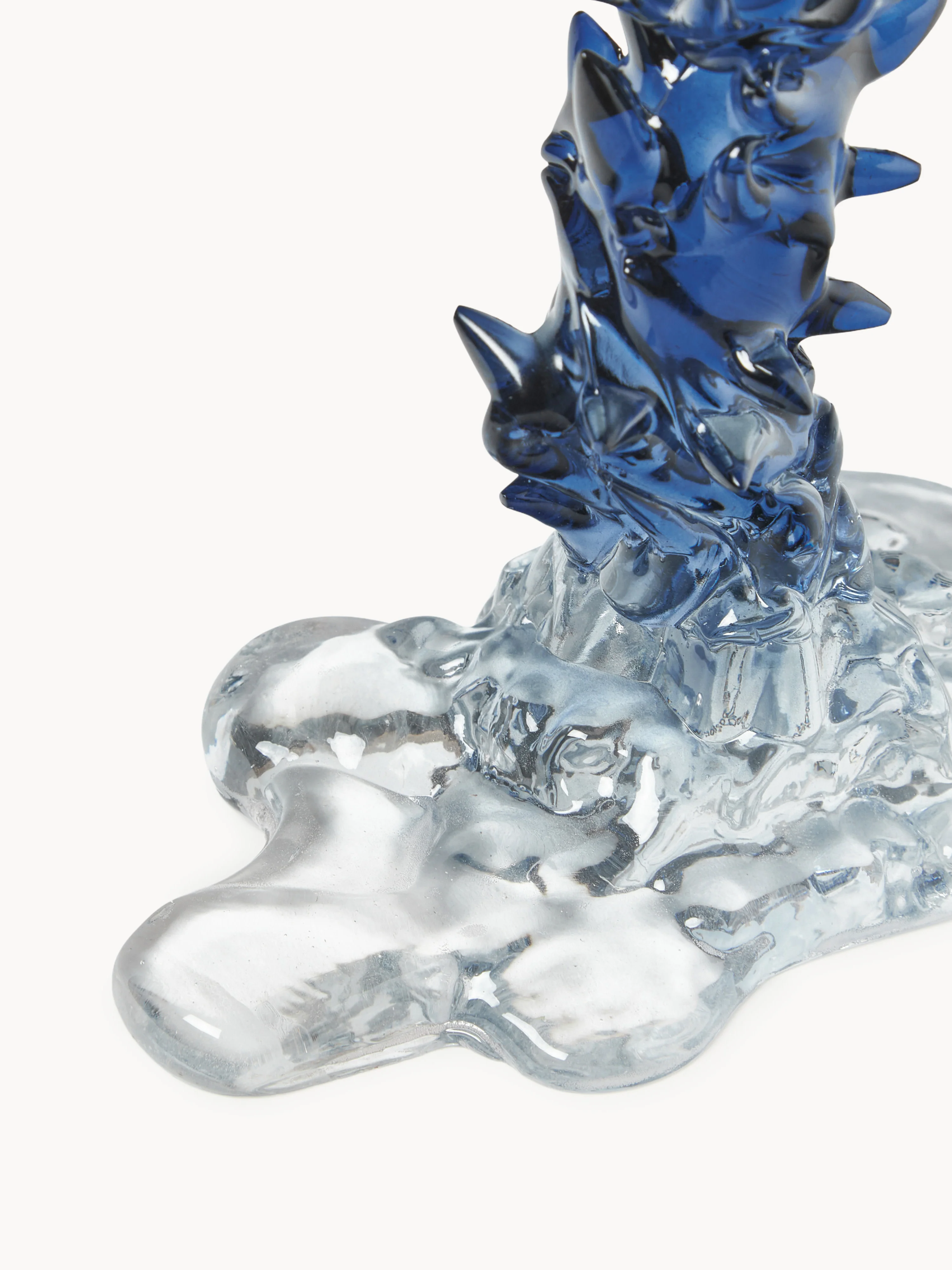 Kaarshouder Drip van glas