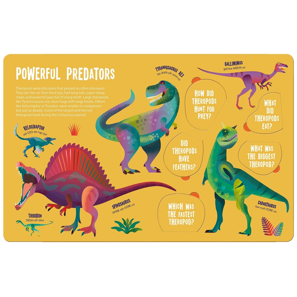Suche und finde Dinosaurier: Ein magisches Taschenlampenbuch