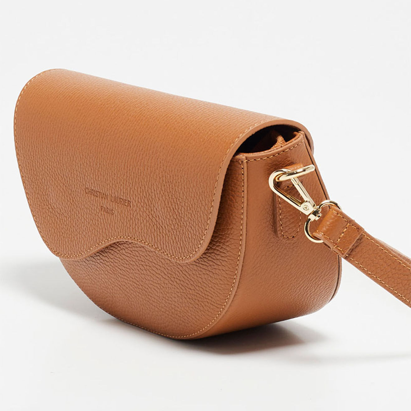 Christian Laurier Sac bandoulière en Cuir Loewe camel - 24x15x9 cm