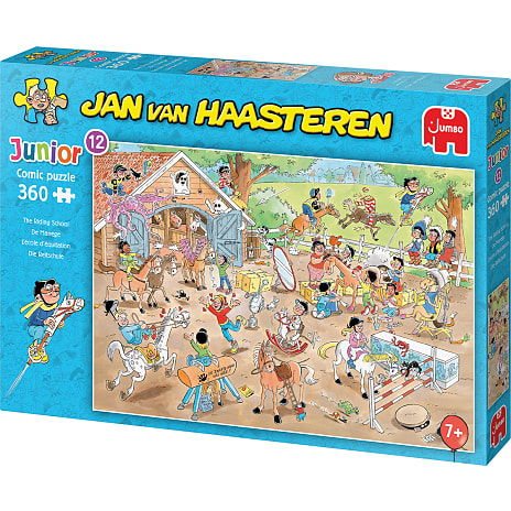 Junior rideskolen puslespil - 360 brikker
