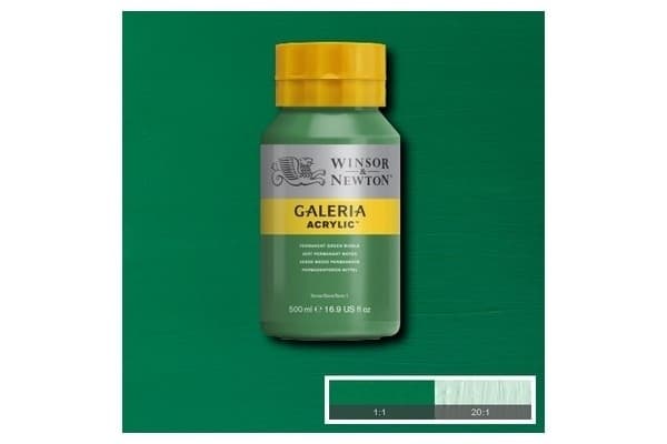 WINSOR Galeria Acrylic 500Ml Perm Green Middle 484