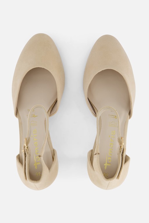 Tamaris Pumps beige Leer