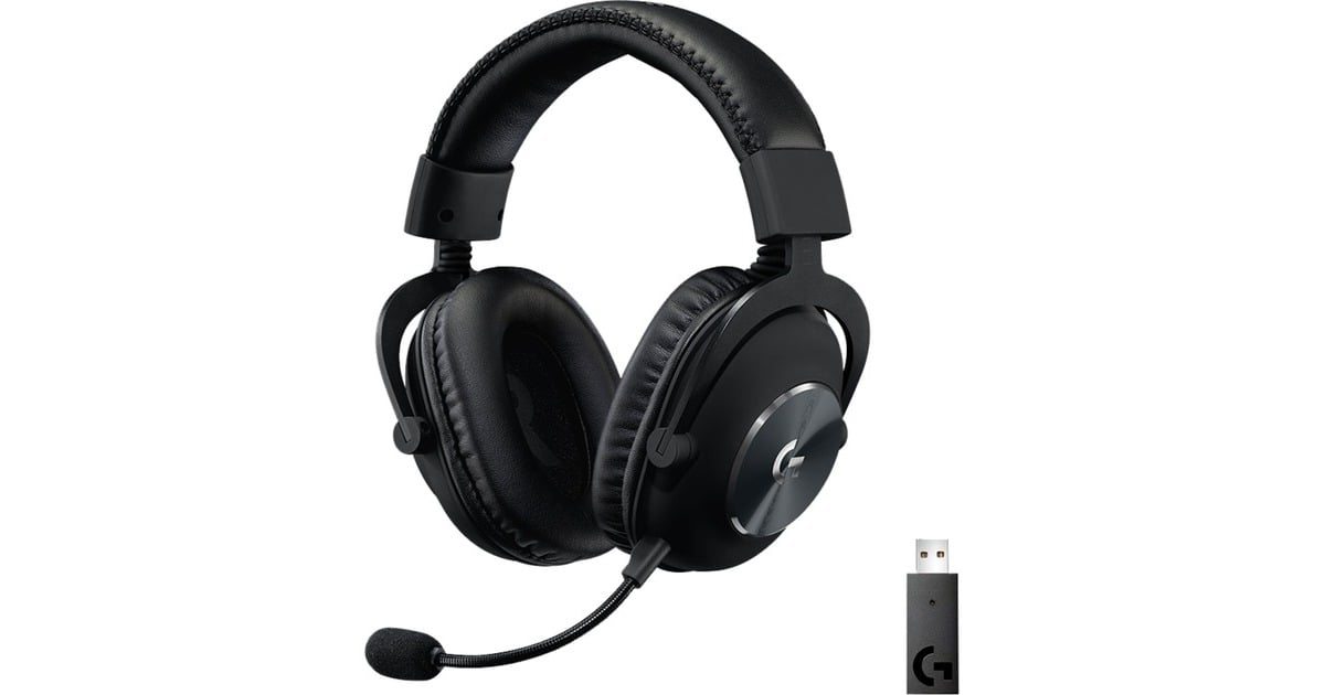 Logitech GPRO X Wireless LIGHTSPEED over-ear gaming headset  (Zwart, Pc, PlayStation 4, PlayStation 5)