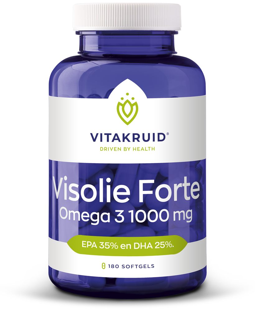 Vitakruid Visolie Forte 1000 Mg Epa 35% Dha 25% (180 Softgels)