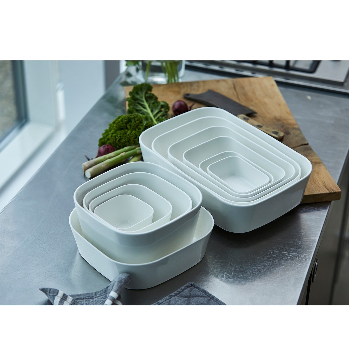 Rosti Modula Dish 30 x 21 x 7 cm White