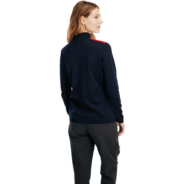 Pull DALE OF NORWAY LIBERG F SWEATER MARINE RASPBERRY OFFWHITE