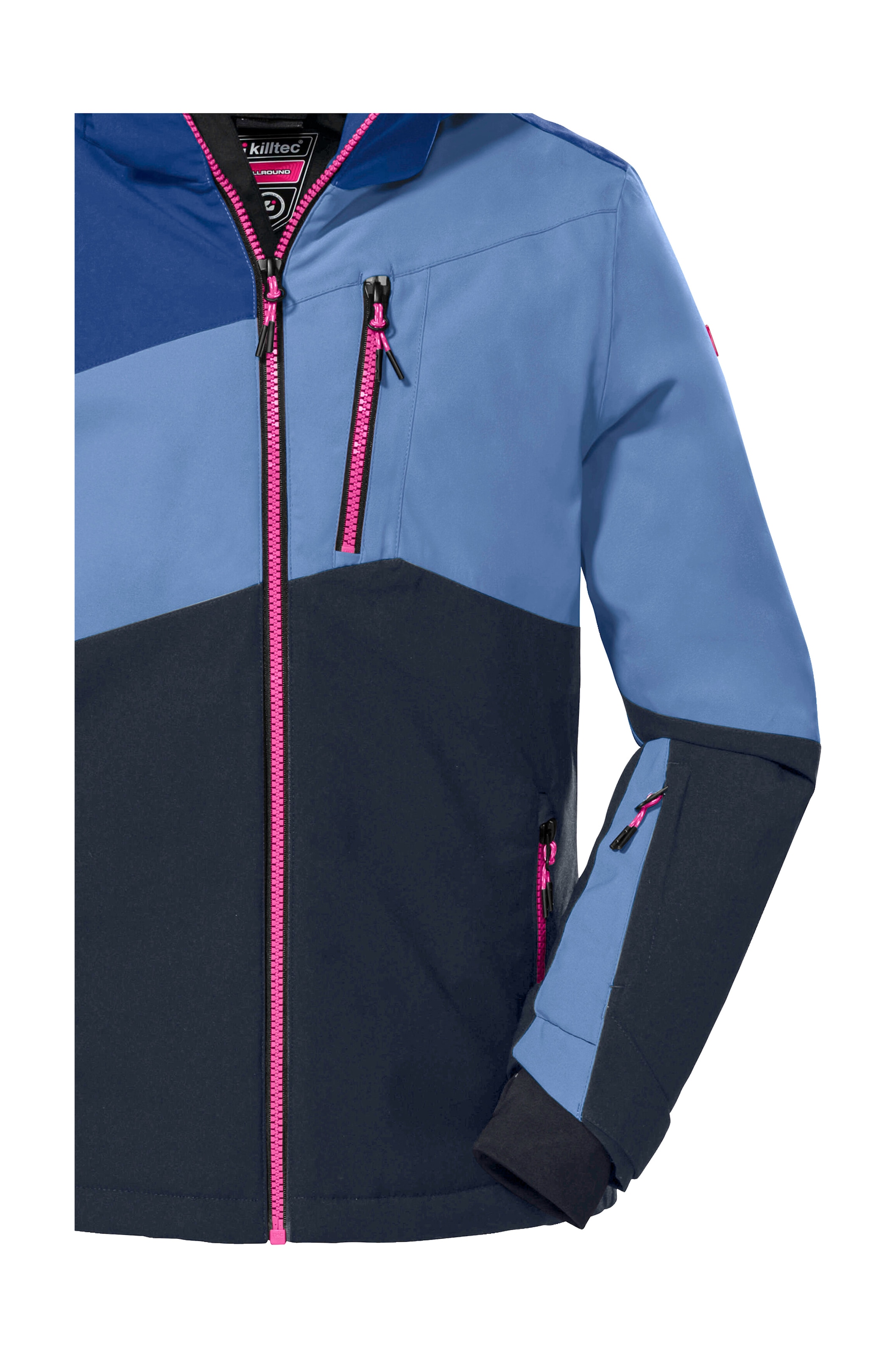 Killtec Skijacke »KSW 166 GRLS SKI JCKT« Atmungsaktive, wasser- und winddichte Skijacke mit abnehmbarer Kapuze