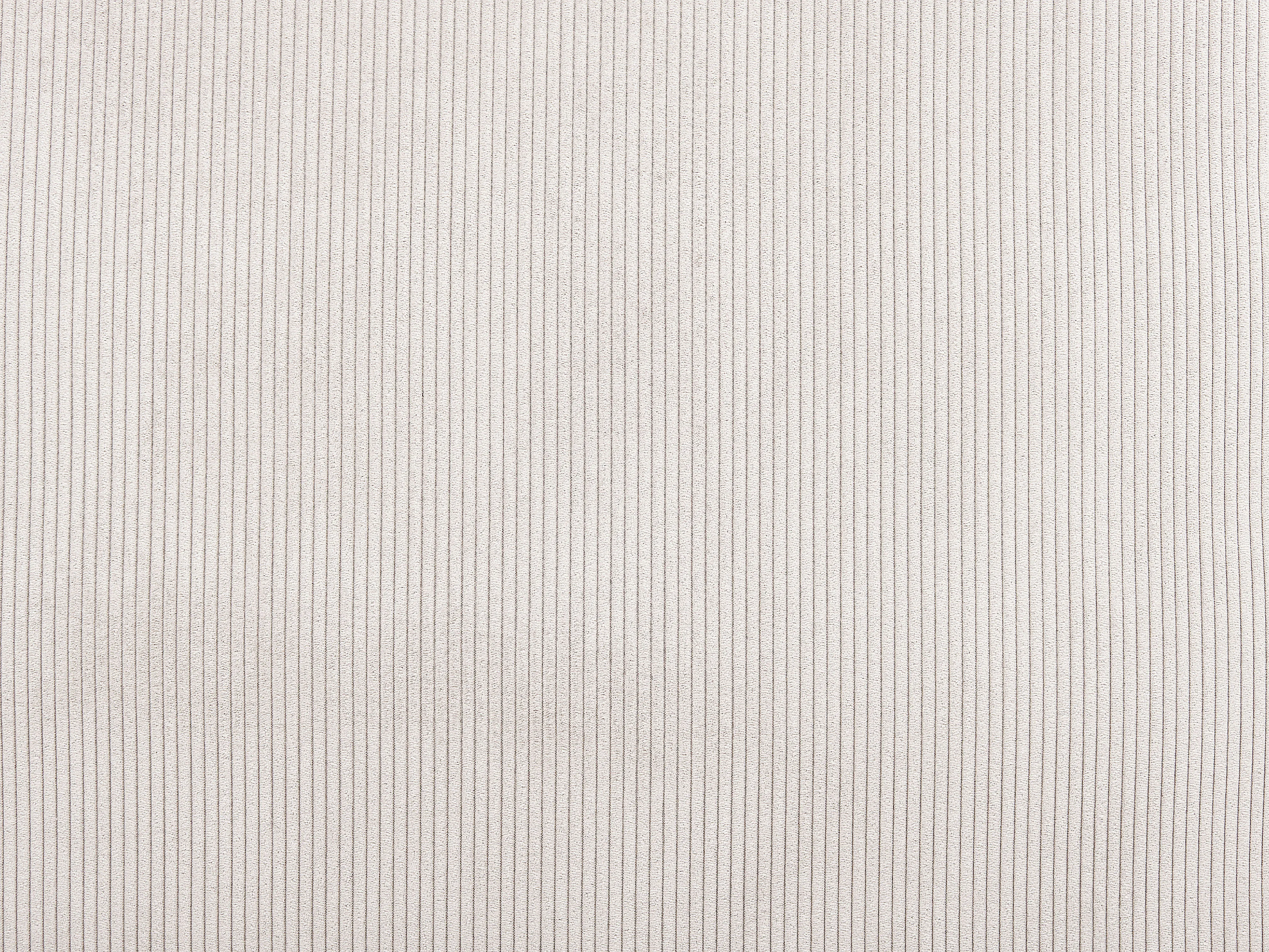 Bed Corduroy MELLE 180 x 200 cm Taupe