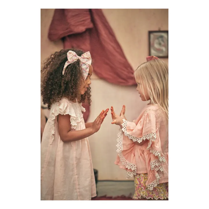 Louise Misha Robe Coton Bio Hasha | Rose pâle