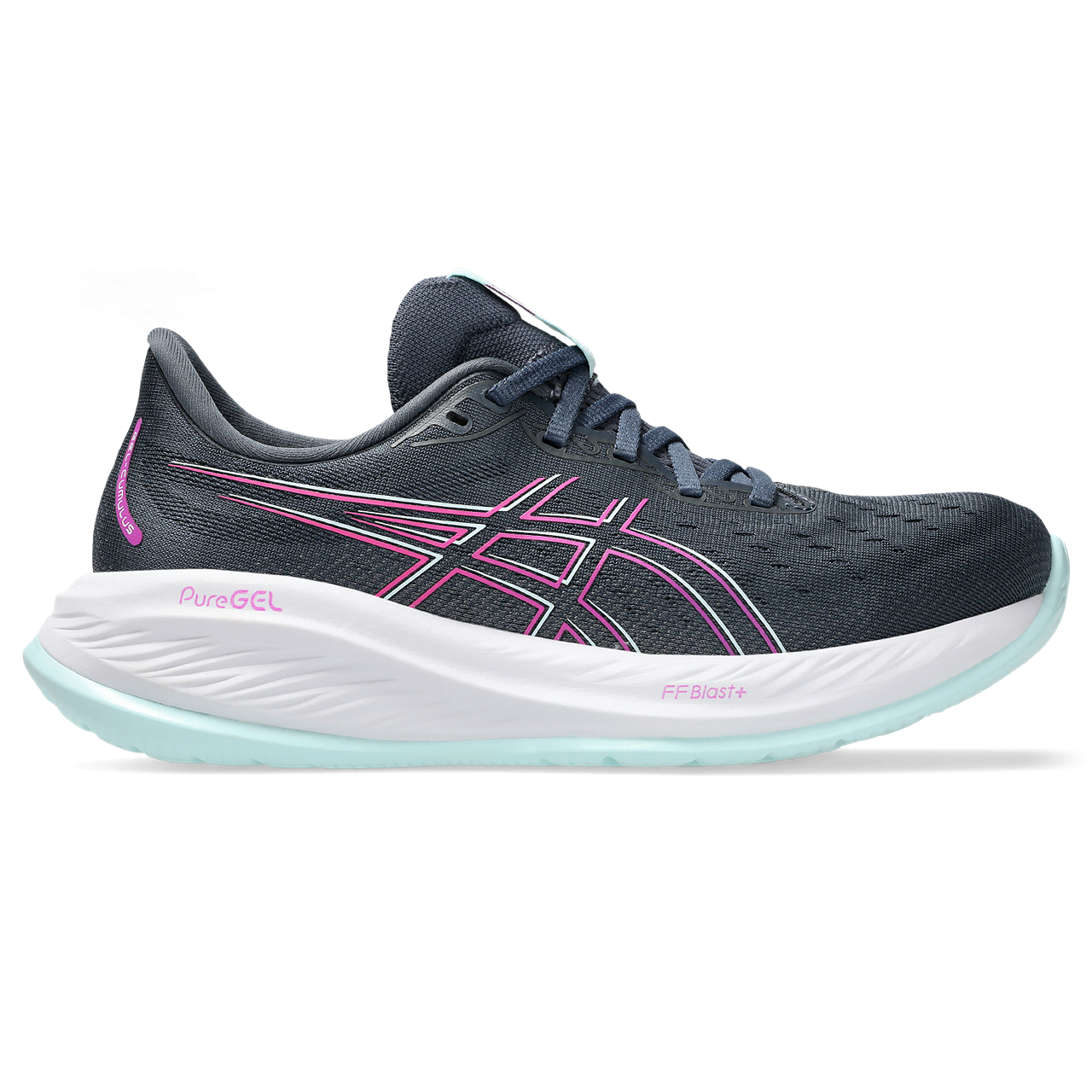 asics gel cumulus 26 loebesko dame 8 1012b599 mid grey flash coral