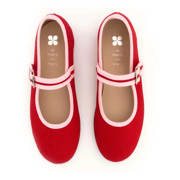 Hermosilla Ballerines Coquelicot  | Rouge