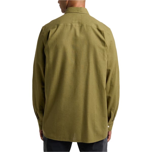 Chemise randonnée HAGLÖFS HAGLOFS CURIOUS HEMP SHIRT M OLIVE GREEN