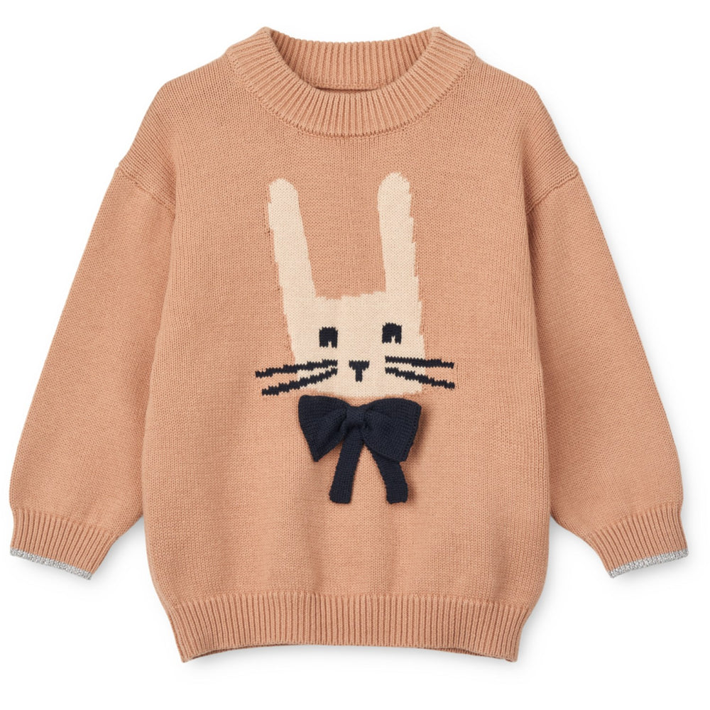 Køb LIEWOOD Rabbit / Pale Tuscany Orlane Embroidery Strik Jumper