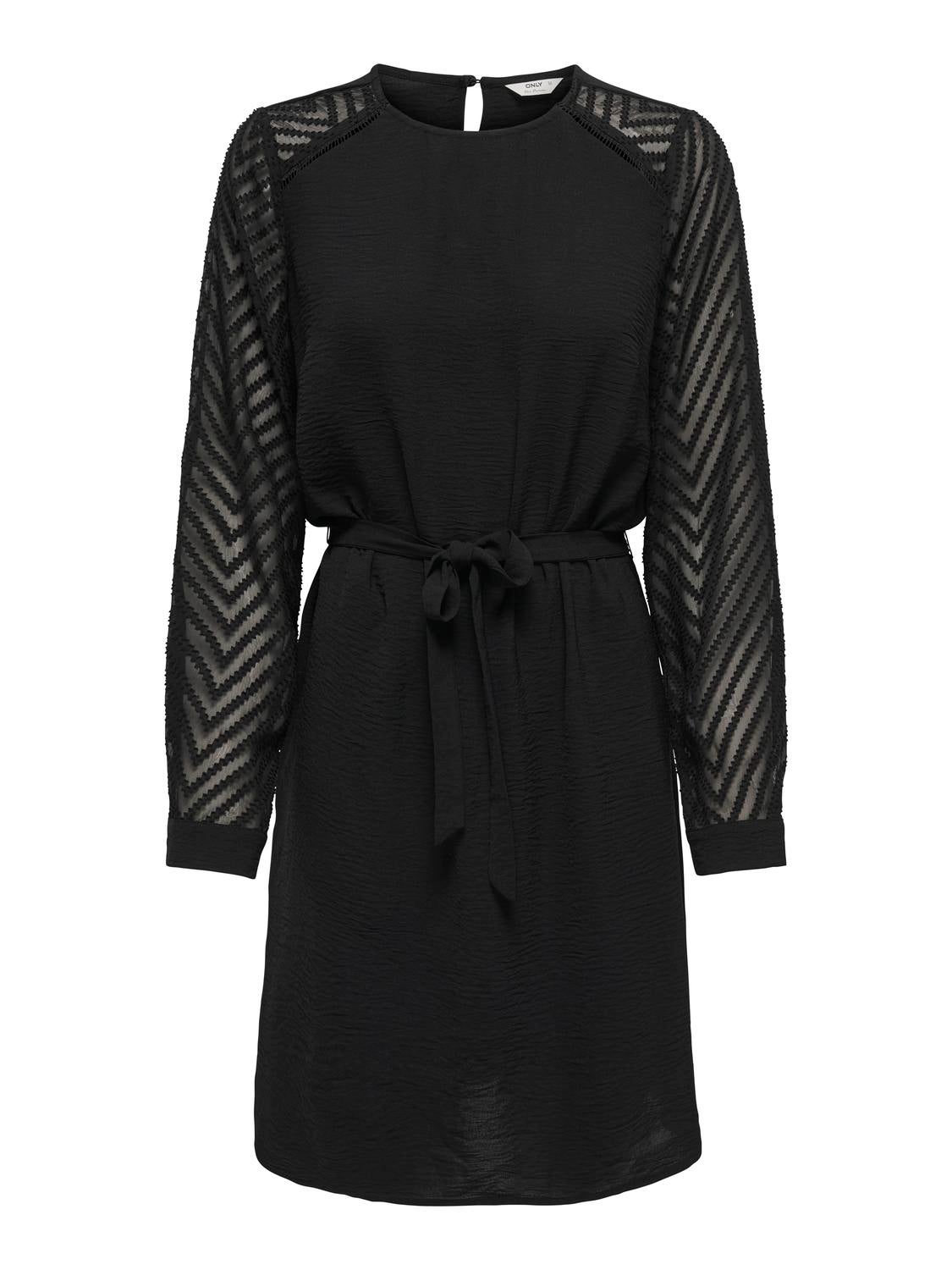 ONLMETTE Midikleid Black