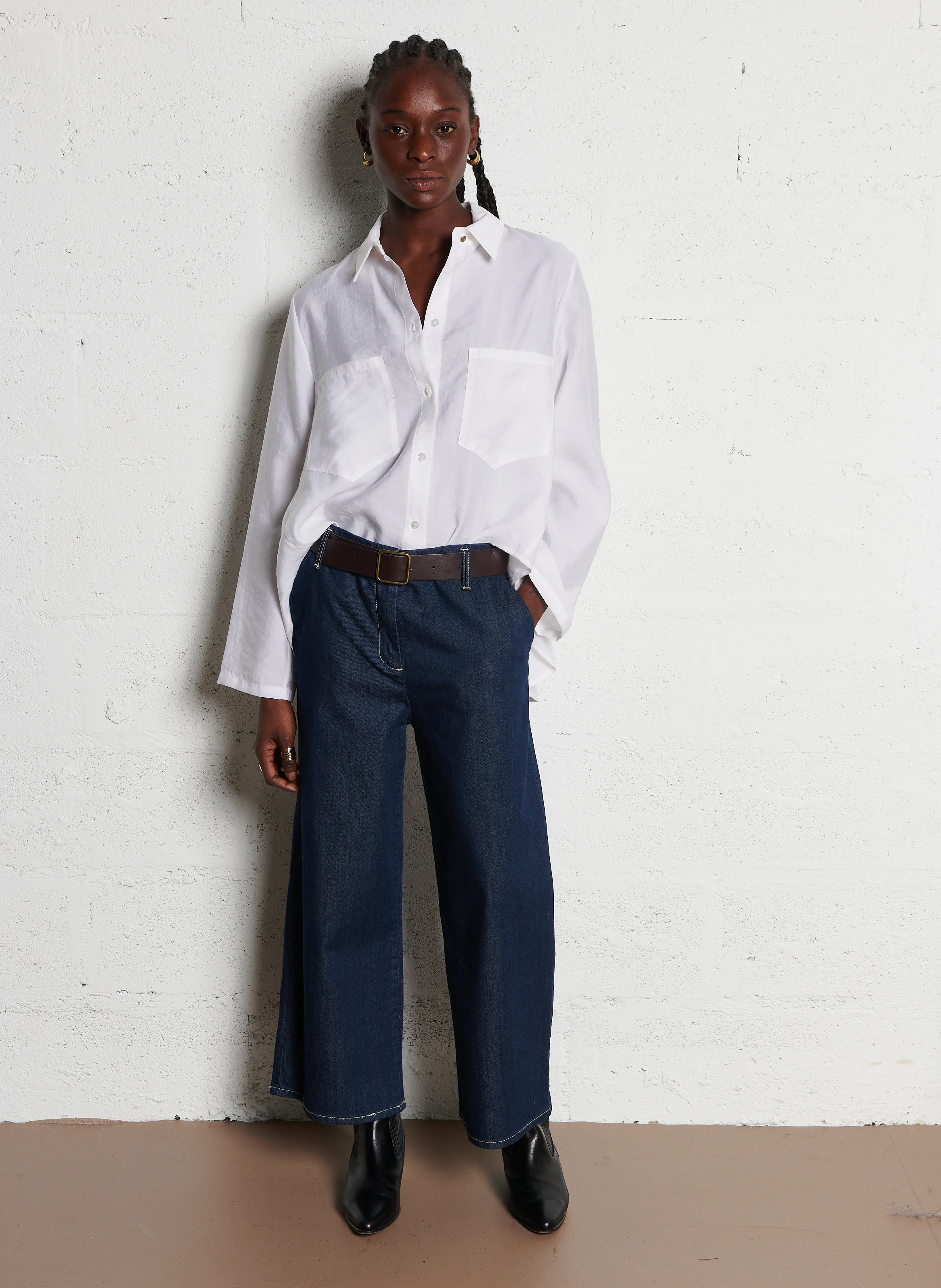 Chemise col classique | Blanc