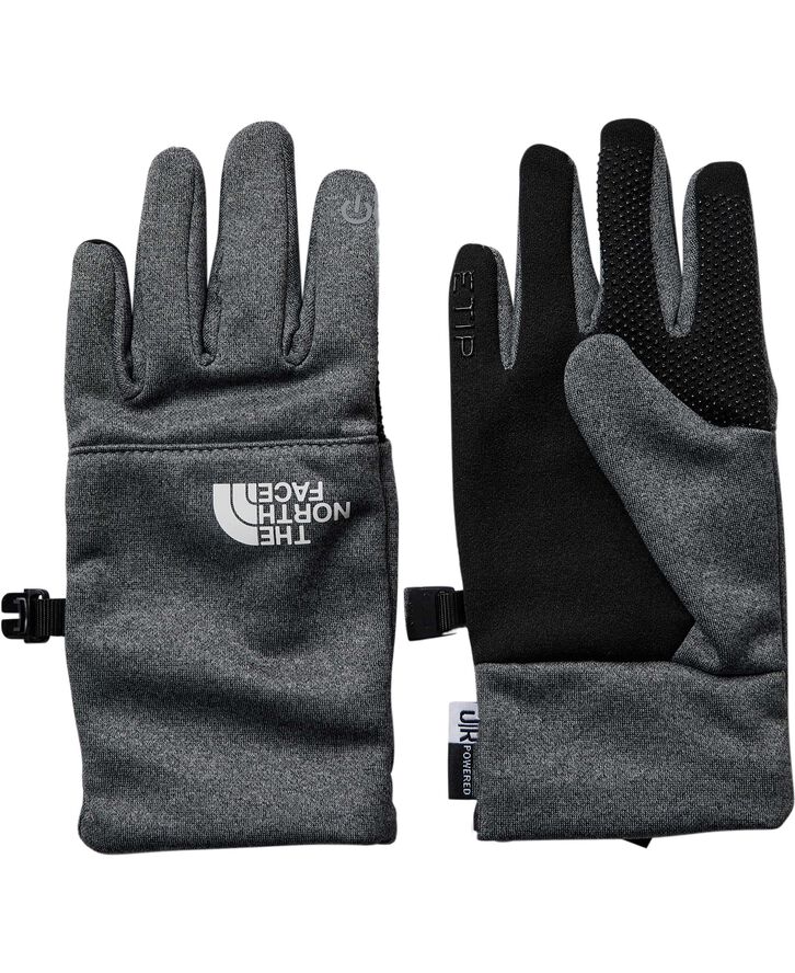 The North Face KIDS RECYCLED ETIP GLOVE TNF MEDIUM Grå