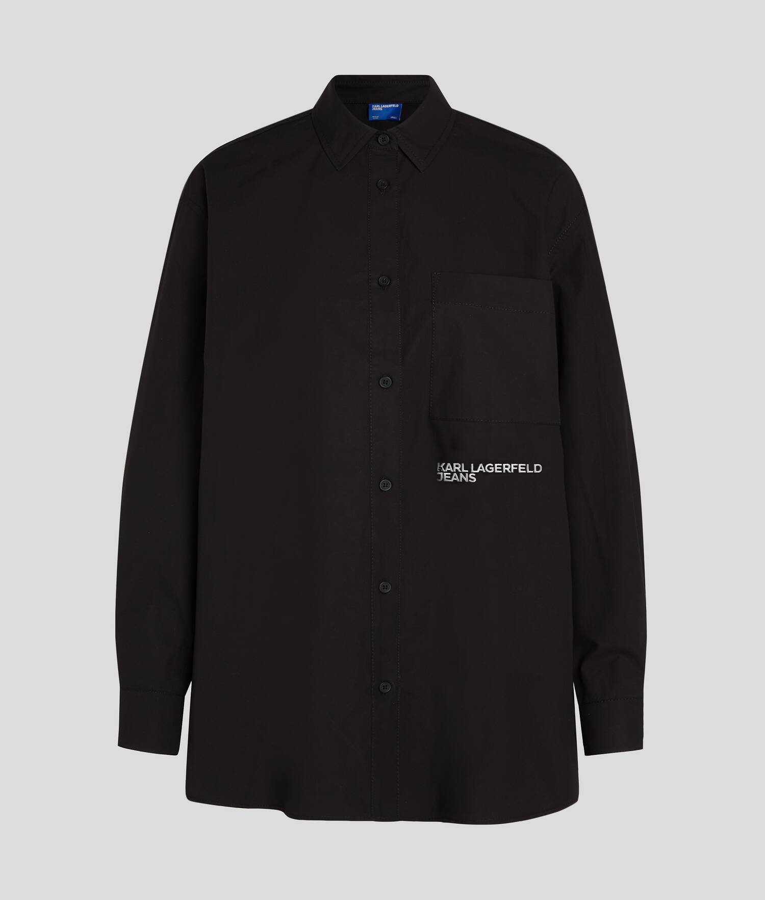 CHEMISE OVERSIZE KLJ - Noir