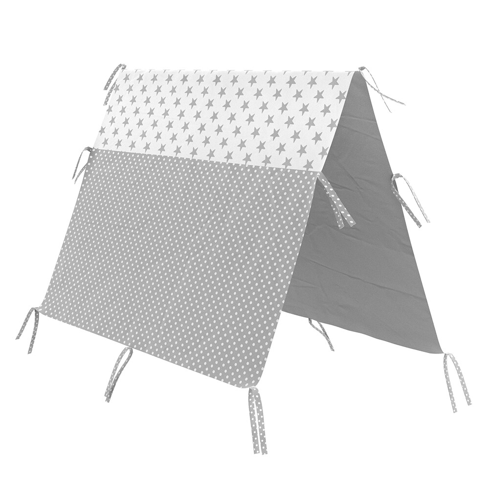 Vitalispa Überwurf Kinderbett Indianerzelt für Tipi Bett 80x160cm Zeltbett Zelt