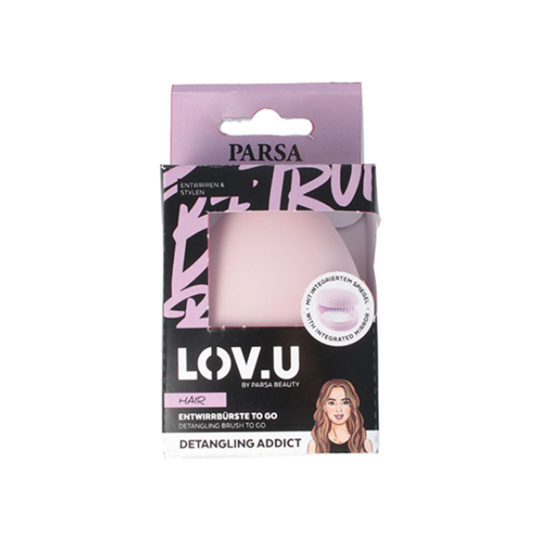 PARSA ACESSORIOS Travel detangler rosé - 1un