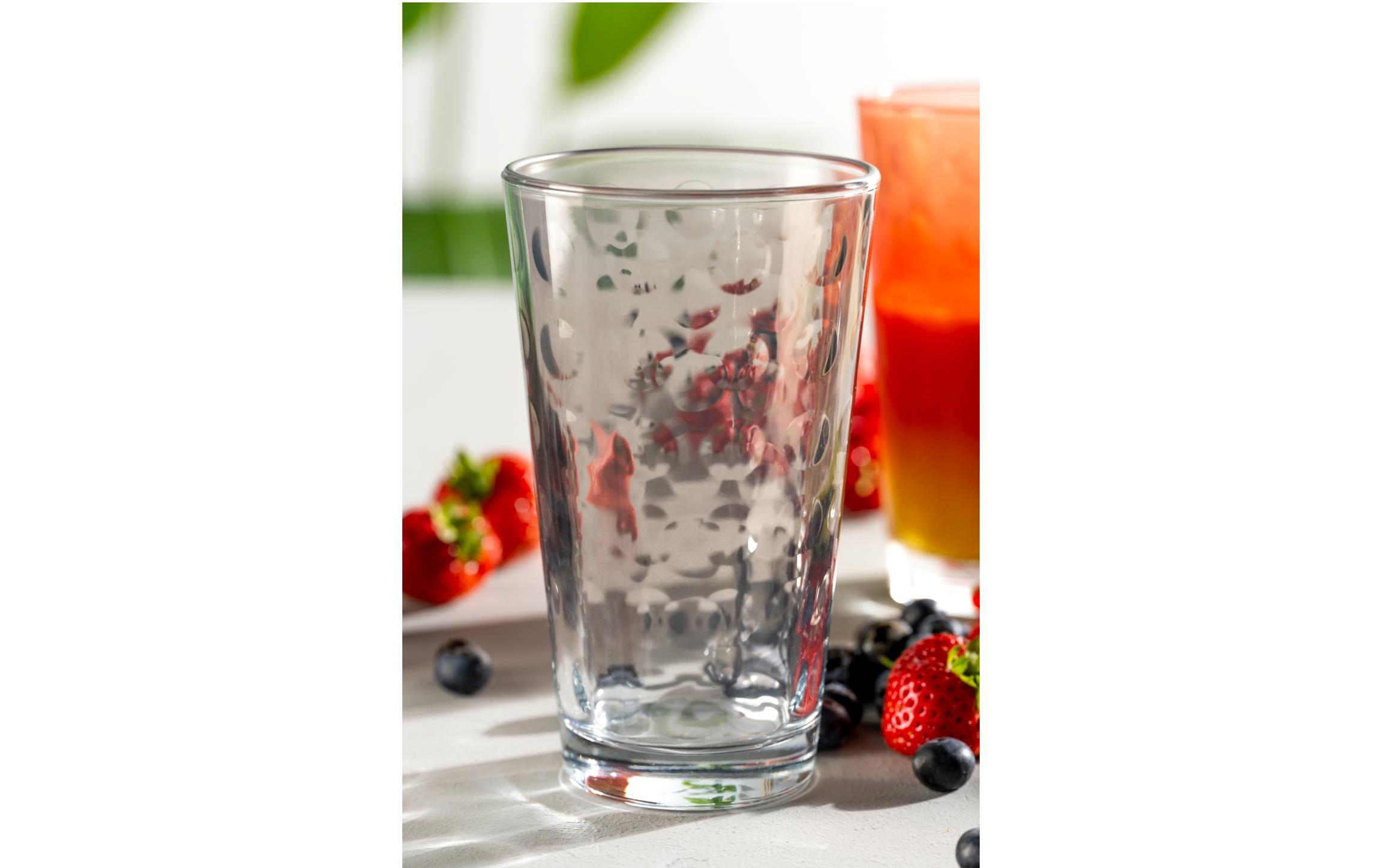 Trinkbecher LD Optic XL 540 ml, 4 Stück, GrauBecher mit grossem Volumen