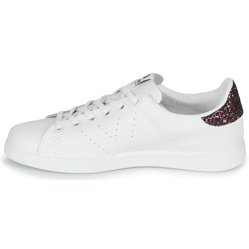 Victoria - TENIS PIEL - Blanc / Bordeaux