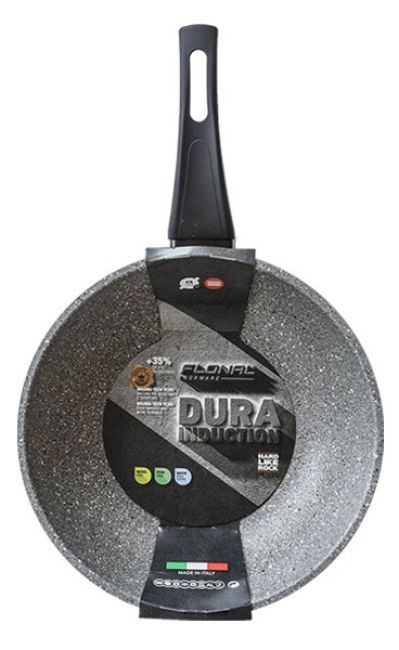 Wokpan Aluminium met Magma binnenlaag 28cm