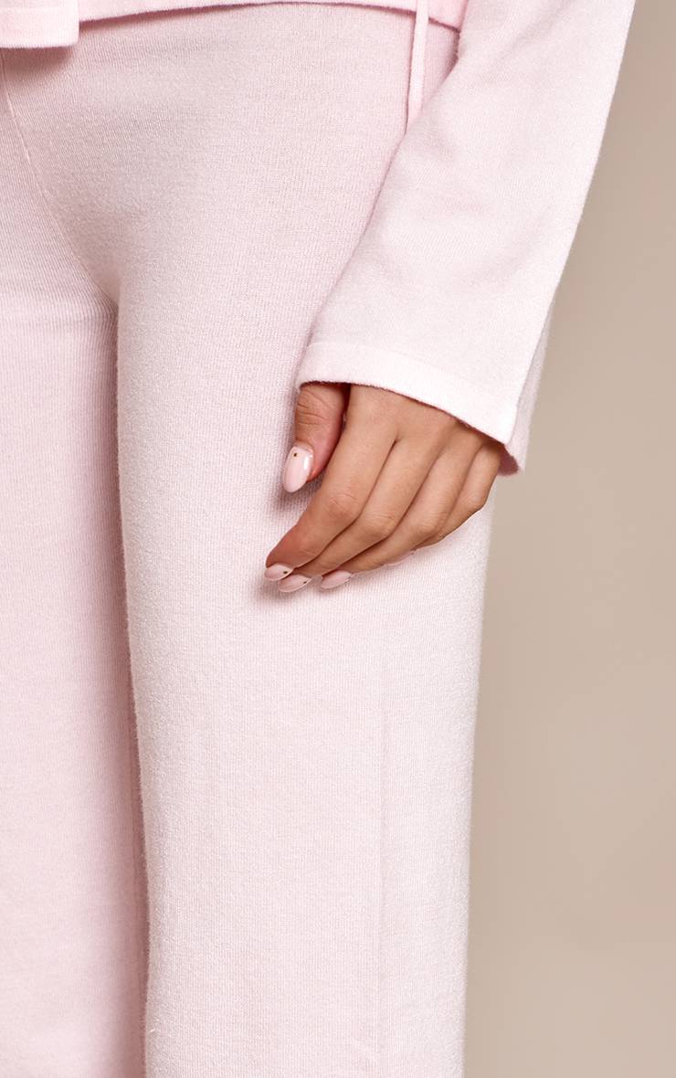 Rose Legging Évasé En Maille Fine