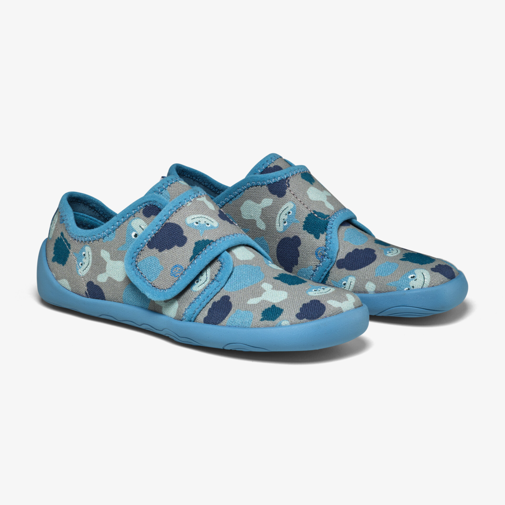 Affenzahn Kinder Hausschuhe Blau - Bequem & Stylisch | reno.de
