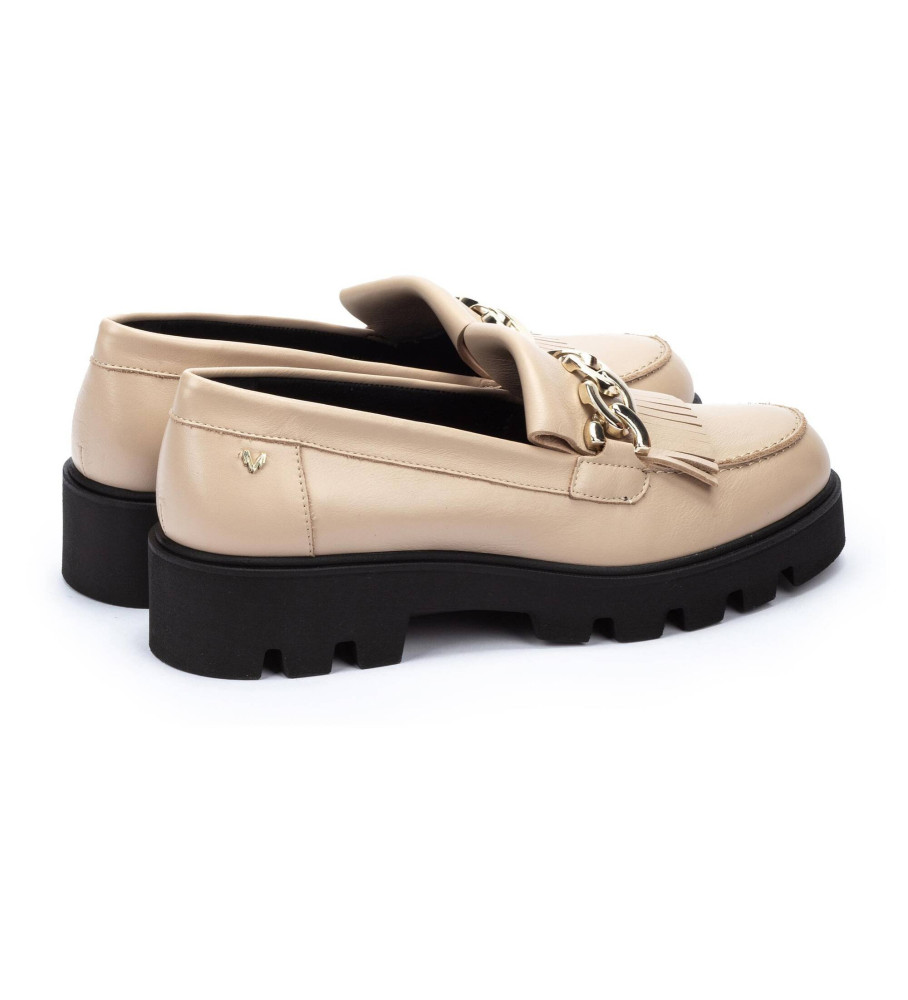 Mocassins Martinelli Austin em couro nude