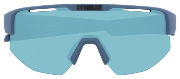 Lunettes Bliz Matrix Small Bleu Mat - Ecran Miroir Bleu Glacier