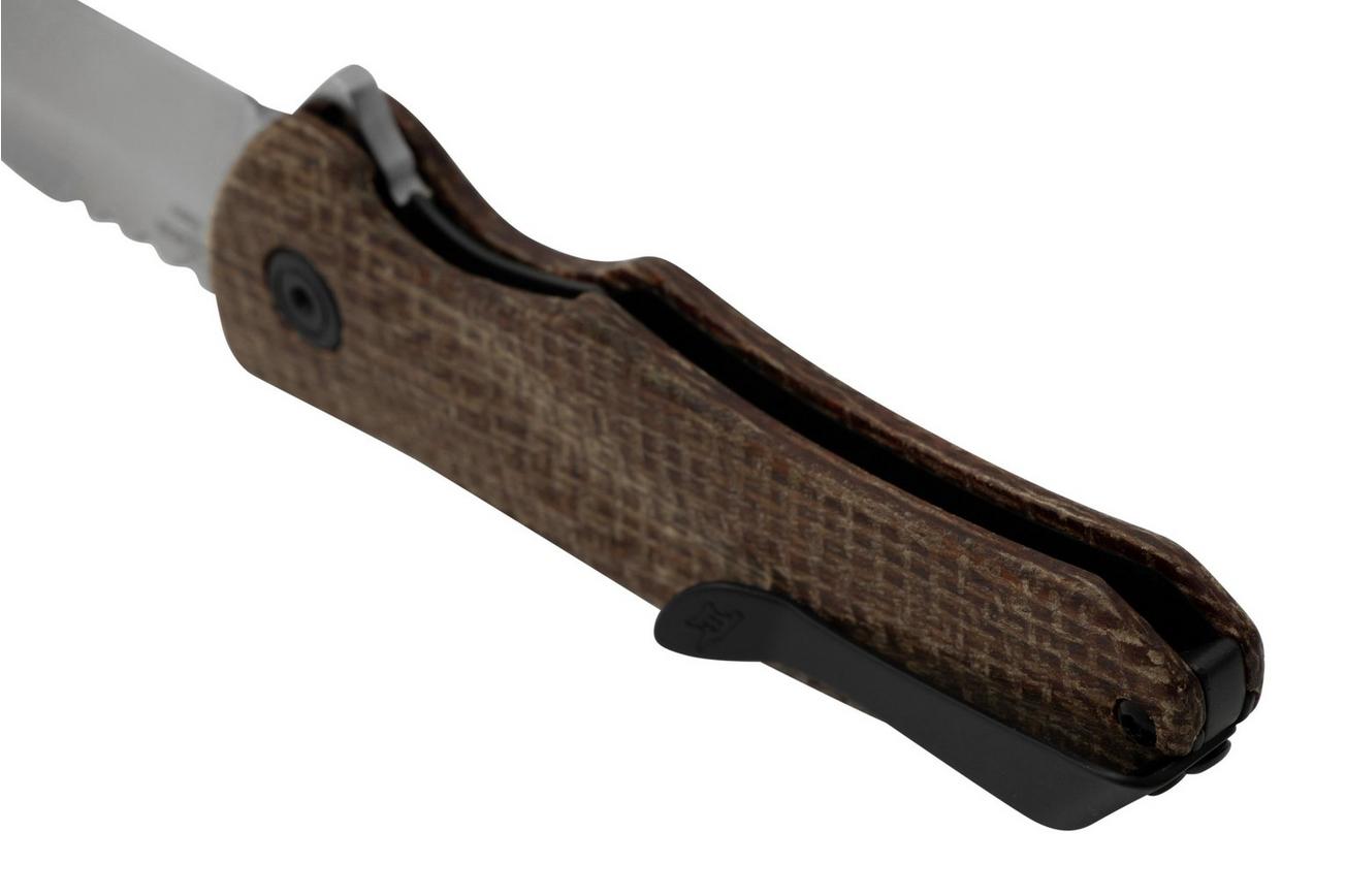 Buck Sprint Pro 0841BRS1 Burlap Micarta, zakmes