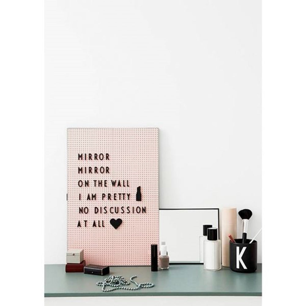 Køb Design Letters Party Icons for Messageboard Black