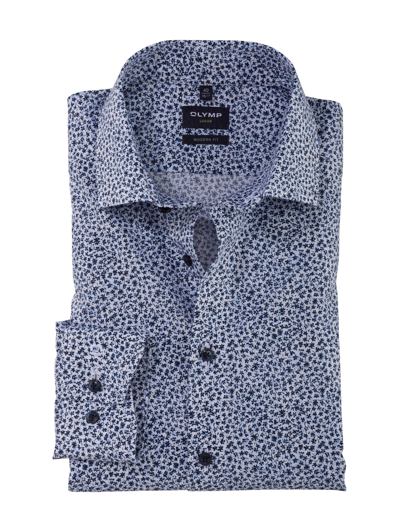 OLYMP| Herren Hemd OLYMP LUXOR Modern Fit Langarm