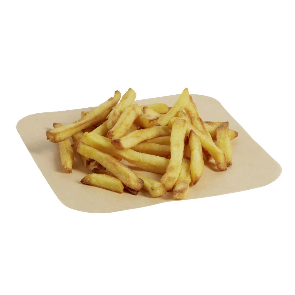 Papier cuisson perforé pour friteuse sans huile 25 feuilles 19x19cm