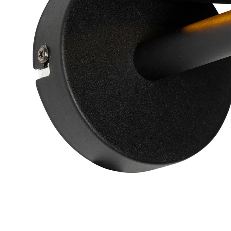 Qazqa wandlampen vt zwart e27