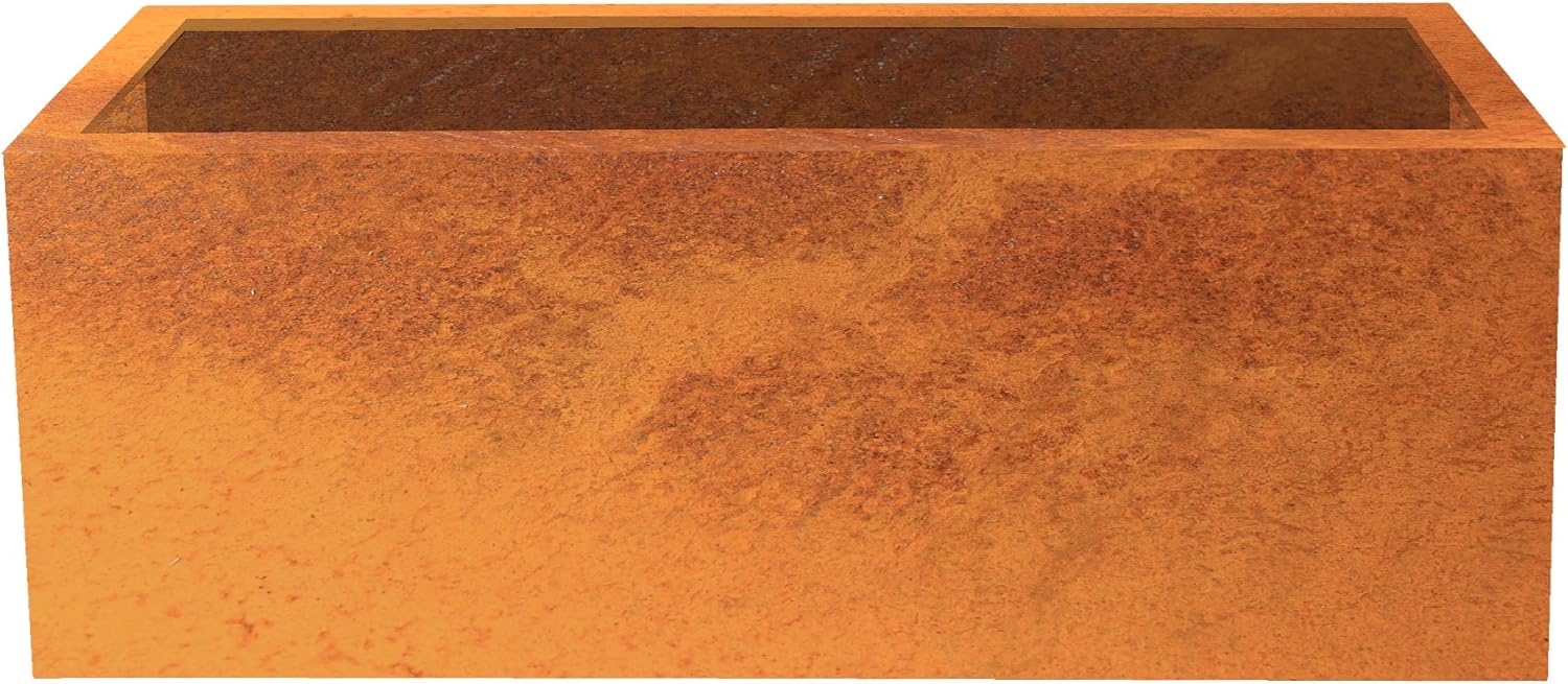 Palatino Exclusive Line Hochbeet/Pflanzkübel LOTTE aus Corten-Stahl 120 x 40, Höhe 50 cm, modular
