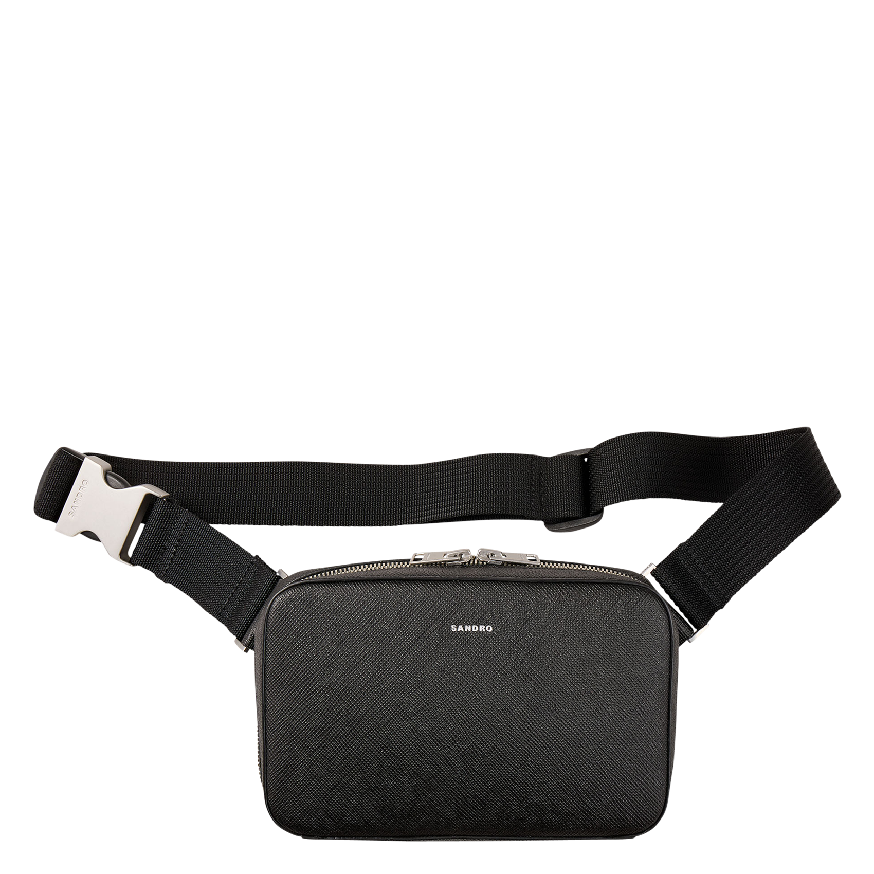 Sac bandoulière en cuir | Noir