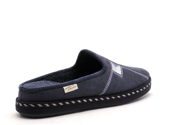 La maison de l espadrille chaussons homme 6866 5 bleu