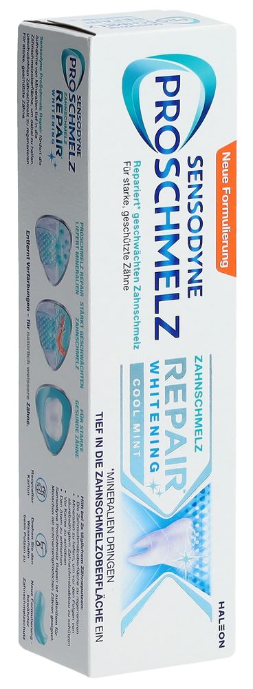 SENSODYNE PROSCHMELZ Zahncreme<br>75 ml, Tube, Creme, REPAIR WHITE