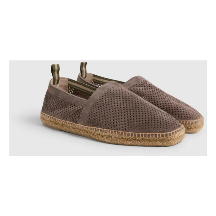 Castaner Espadrilles Pablo Suède Perforées | Taupe
