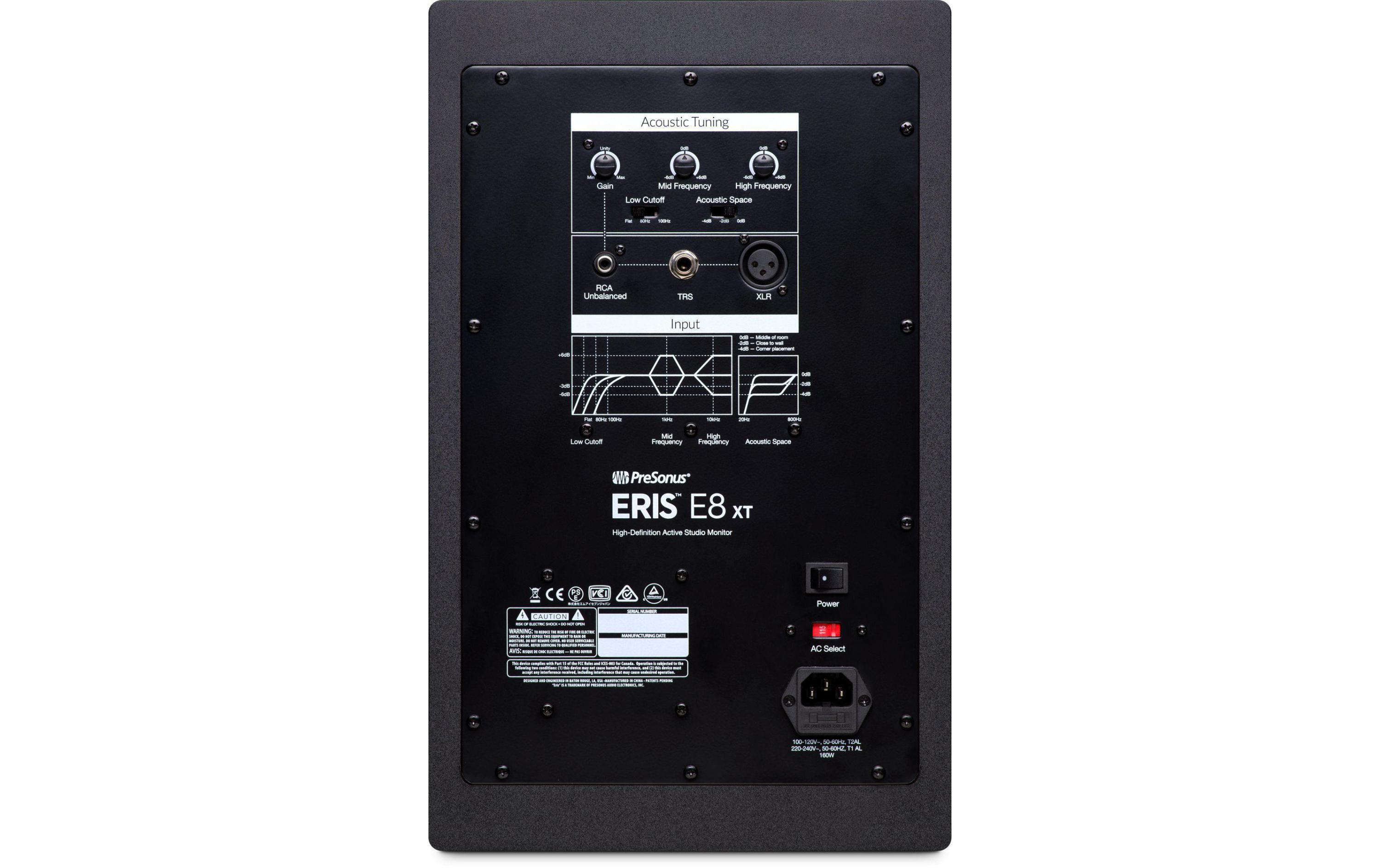 Studiomonitor Eris E8 XT Schwarz<br>Aktiver 8