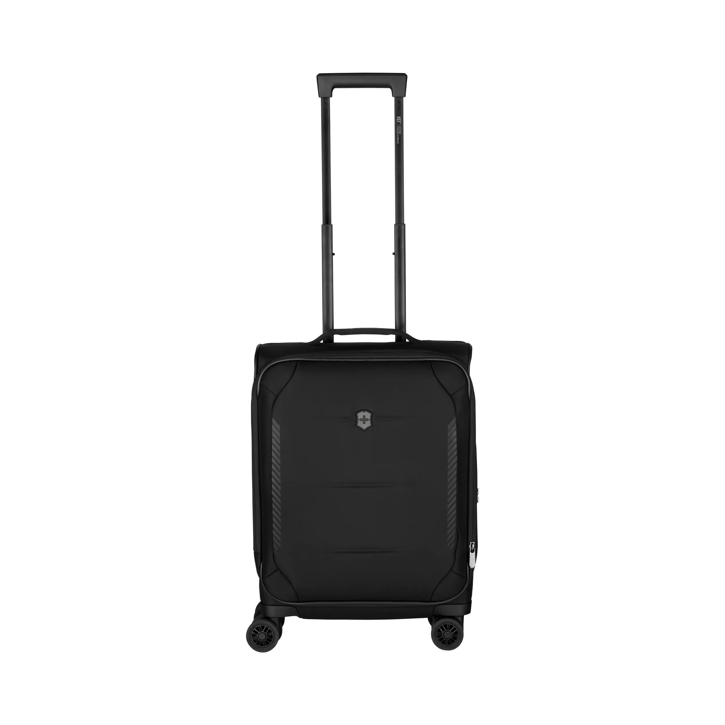 Crosslight Global Softside Carry-On-schwarz