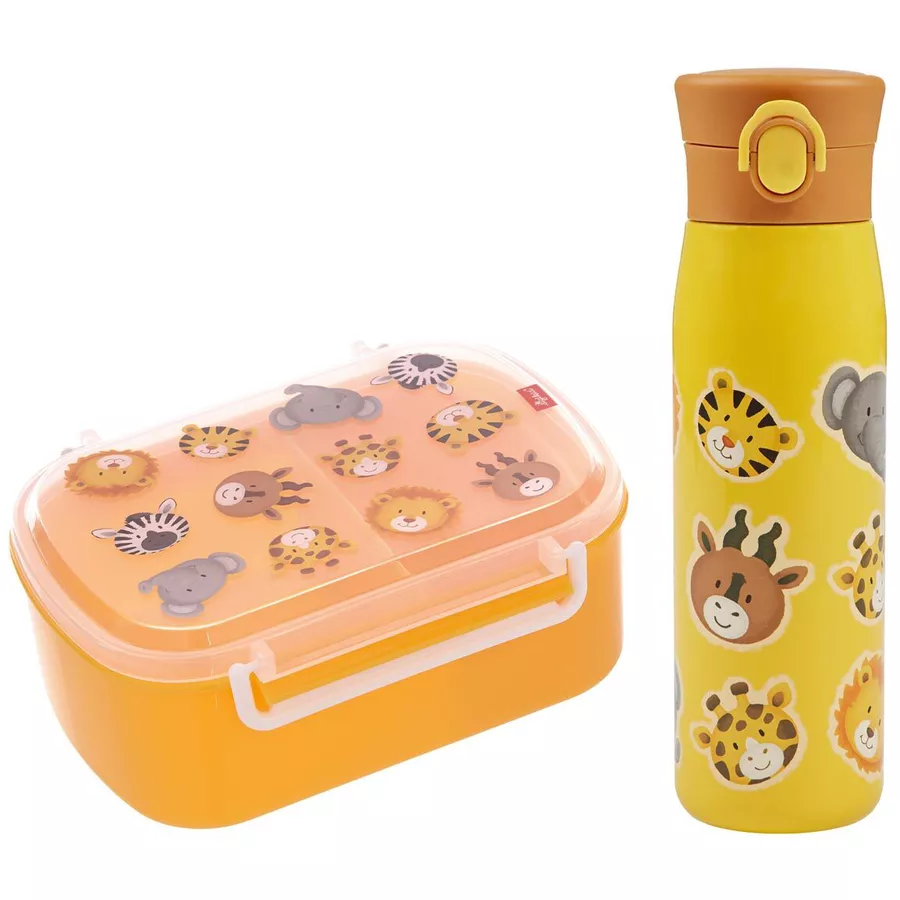Sigikid Brotdose + Isolierflasche 2er Set gelb